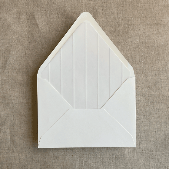 White Envelope Liner