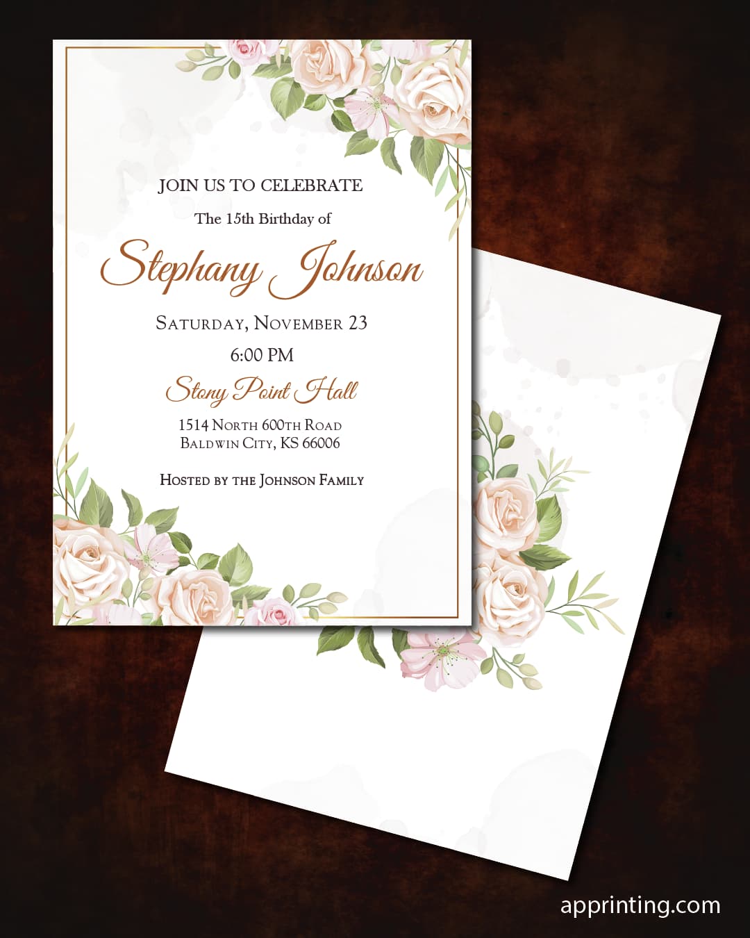Coordinating Envelopes for Quinceanera Invitations